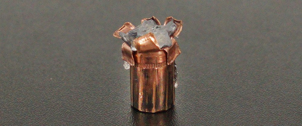 Image detailing before and after firing 500rds - 357 Magnum Fiocchi 158gr XTP Hollow Point Ammo