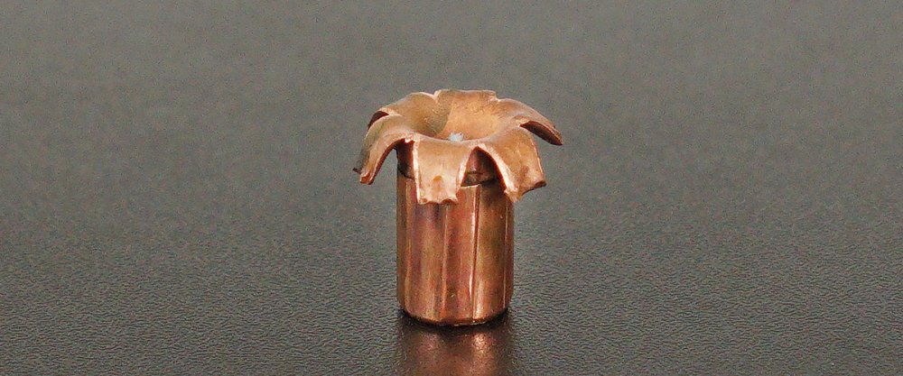 Image detailing before and after firing 20rds - 357 Mag Barnes 140gr. XPB Hollow Point Ammo