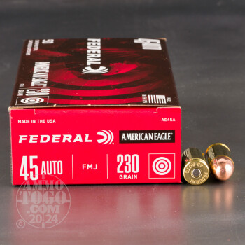 Image of 1000rds - 45 ACP Federal American Eagle 230gr. FMJ Ammo