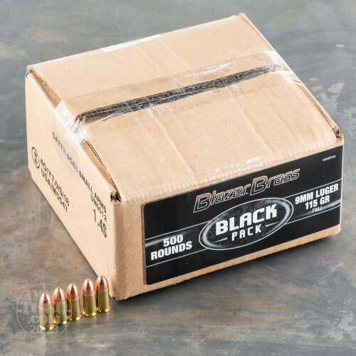 cheap-9mm-luger-9x19-ammo-bulk-blazer-brass-full-metal-jacket-fmj