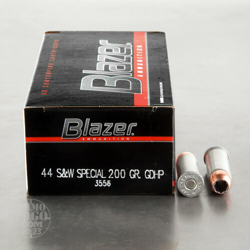50rds – 44 Special Blazer 200gr. GDHP Ammo