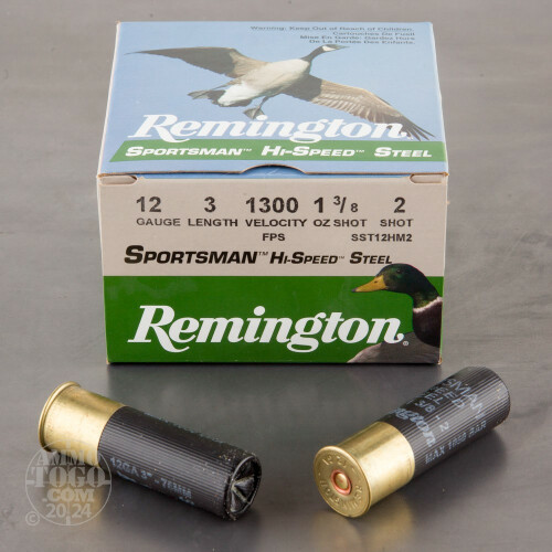 Remington Nitro Steel Shot, 12 Gauge, 3 Shell, 1 3/8 ozs., 25 Rounds -  62227, 12 Gauge Shells at Sportsman's Guide
