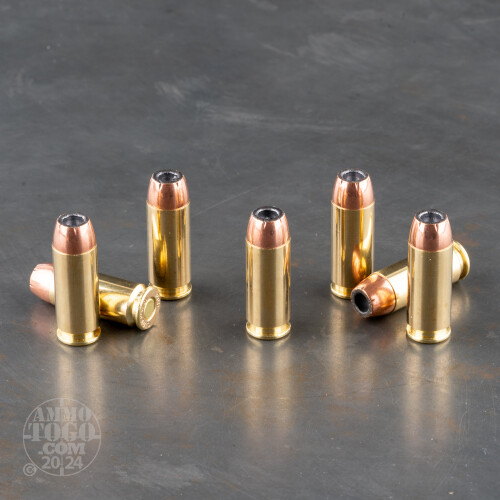 10mm Auto Ammo - 50 Rounds of 180 Grain Jacketed Hollow-Point (JHP) by ...