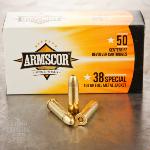 Cheap 38 Special ammo - Bulk Armscor Full Metal Jacket (FMJ) 1000 Round  Packs
