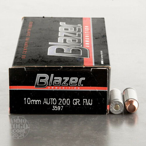 1000rds – 10mm Blazer 200gr. FMJ Ammo