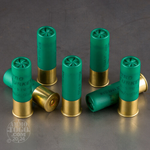 Shotgun Shells Lot of 4 - Army Green/Brass Fiocchi 12 gauge Empty Shotgun  Shells
