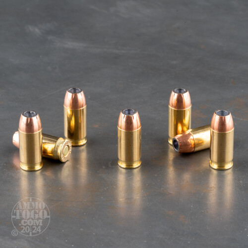 380 Auto (ACP) Ammo - 50 Rounds of 94 Grain Jacketed Hollow-Point (JHP ...