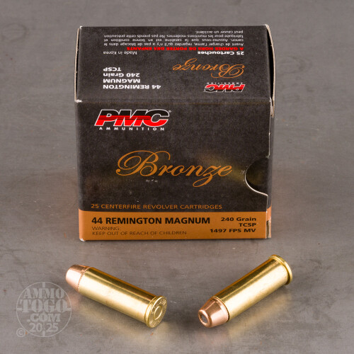 44 Magnum Truncated Cone Soft Point Ammo for Sale by PMC