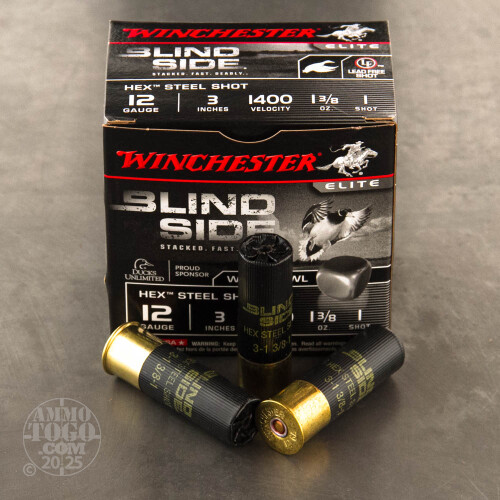 12 Gauge Ammo - 25 Rounds of 1-3/8 oz. #1 Shot by Winchester