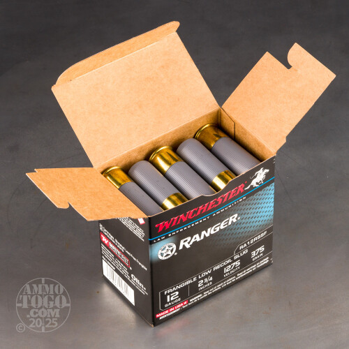 12 Gauge Ammunition for Sale. Winchester 375 Grain Frangible - 250 Rounds