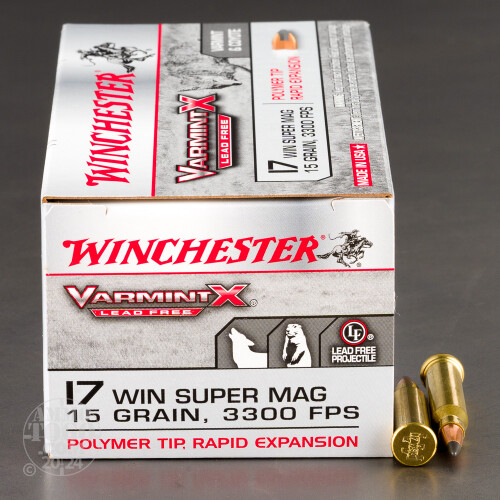 Bulk Winchester 17 Win Super Mag (WSM) Ammo for Sale 500 Rounds
