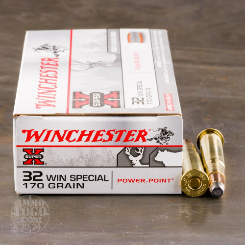 32 Winchester Special Ammo - 20 Rounds of 170 Grain Power-Point (PP) by ...