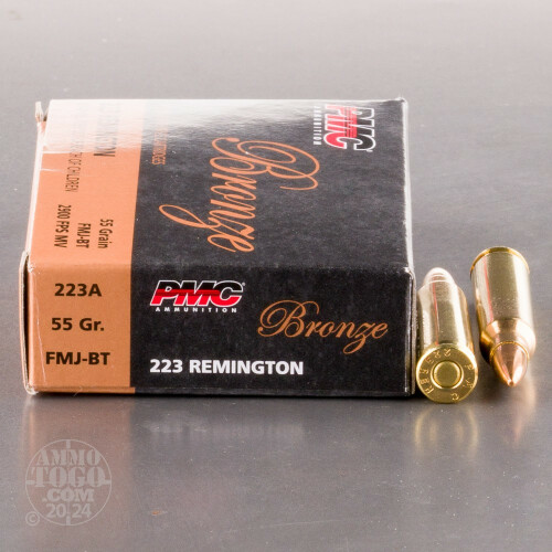 Fiocchi .223 Remington Ammunition 55Gr FMJ Bulk 223 Ammo 1,000 Round Case -  M+M Industries