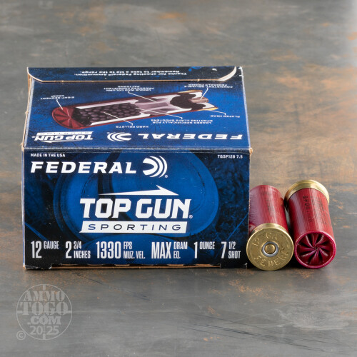 12 Gauge #7-1/2 Shot Ammo for Sale by Federal - 250 Rounds