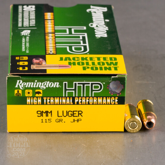 500rds – 9mm Remington HTP 115gr. JHP Ammo