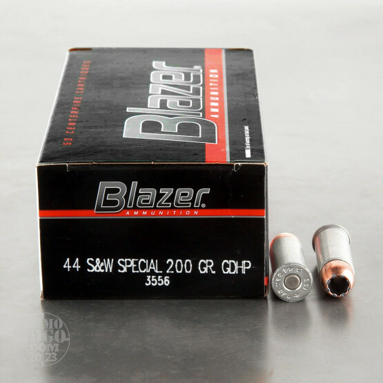 1000rds – 44 Special Blazer 200gr. Gold Dot JHP Ammo