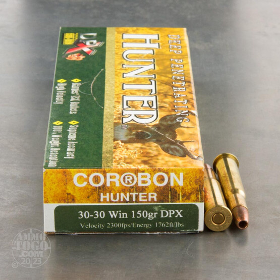 20rds - 30-30 Corbon DPX 150gr. Hollow Point Ammo