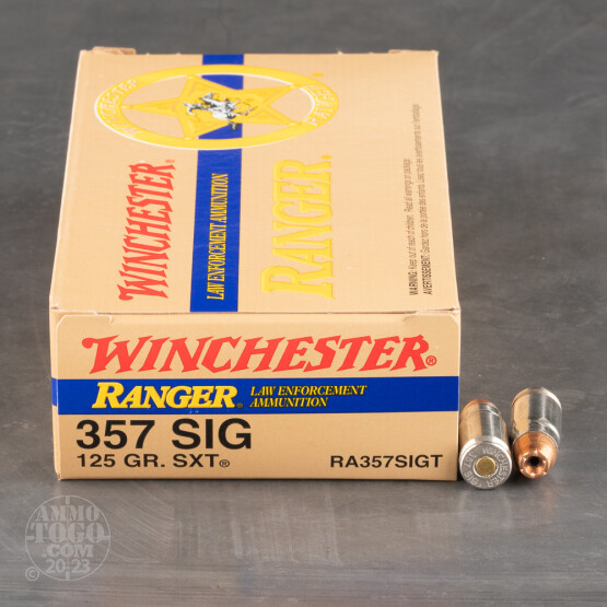 50rds - 357 Sig Winchester Ranger Talon 125gr. HP Ammo