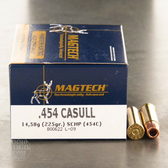 20rds - 454 Casull Magtech 225gr. SCHP Ammo