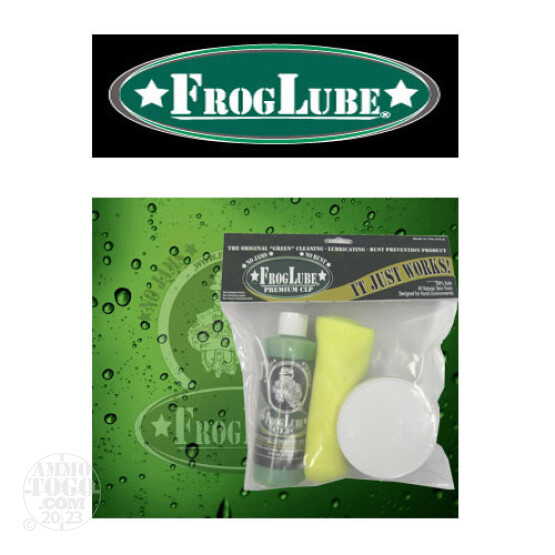 1 - FrogLube Kit Bag 8oz. Tub Paste Lube, 8 oz. Bottle CLP, and Cleaning Towel