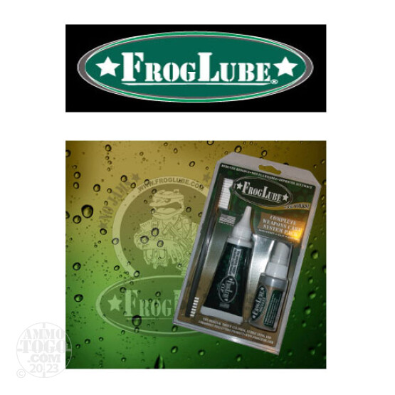 1 - FrogLube Kit Clamshell with CLP, Solvent, and Brush