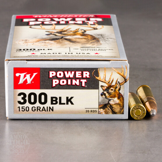 20rds – 300 AAC Blackout Winchester Super-X 150gr. SP Ammo