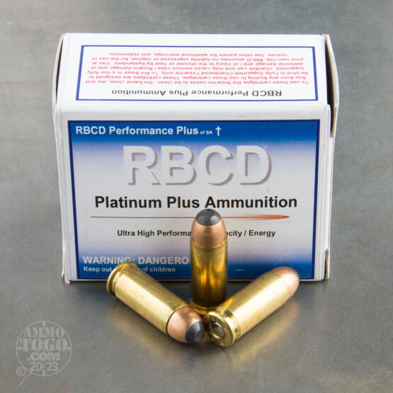 20rds - 38 Super Auto RBCD Performance Plus 60gr. Total Fragmenting Soft Point Ammo