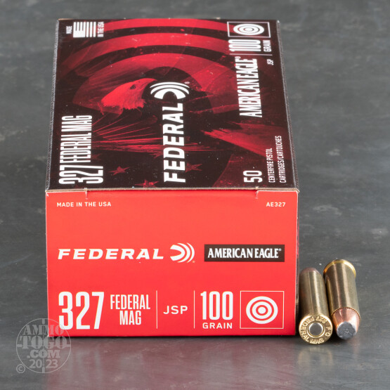 50rds - 327 Federal Magnum Federal American Eagle 100gr. Soft Point Ammo