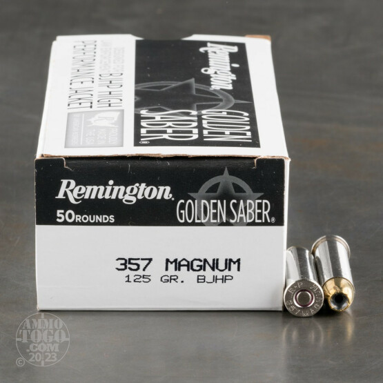 500rds – 357 Magnum Remington Golden Saber 125gr. BJHP Ammo