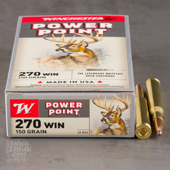 20rds - 270 Winchester 150gr. Super-X Power-Point Ammo