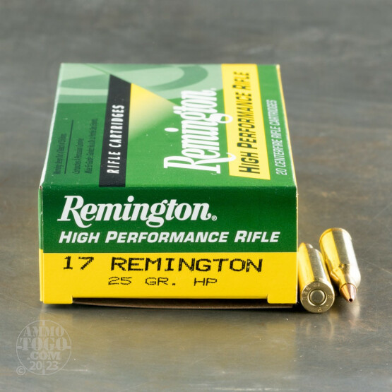 20rds - 17 Remington 25gr. Hollow Point Power Lokt Ammo