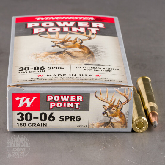 20rds - 30-06 Winchester 150gr. Super-X Power Point Ammo