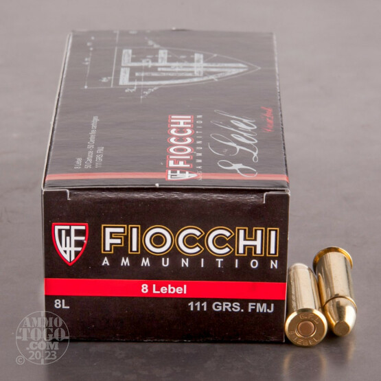 50rds - 8mm Lebel Fiocchi 111gr. FMJ Ammo