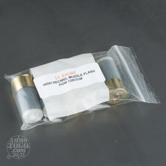 10rds - 12 Gauge High Decibel Muzzle Flash Bang Ammo 2 3/4