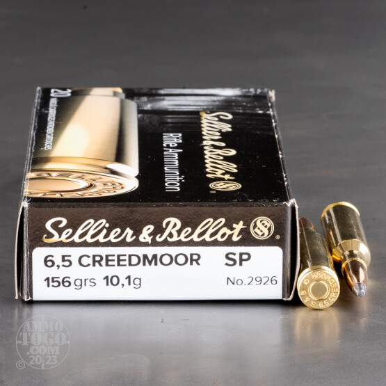 200rds – 6.5 Creedmoor Sellier & Bellot 156gr. SP Ammo