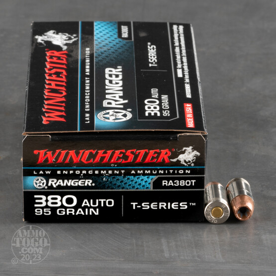 50rds - .380 Auto Winchester Ranger Talon 95gr. HP Ammo