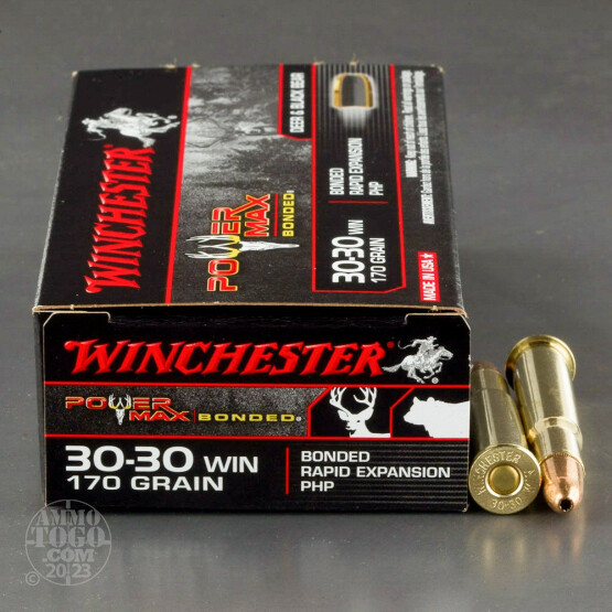 20rds - 30-30 Winchester Power Max Bonded 170gr. PHP Ammo