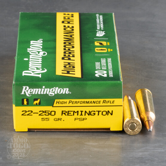 20rds - 22-250 Remington Express 55gr. Pointed Soft Point
