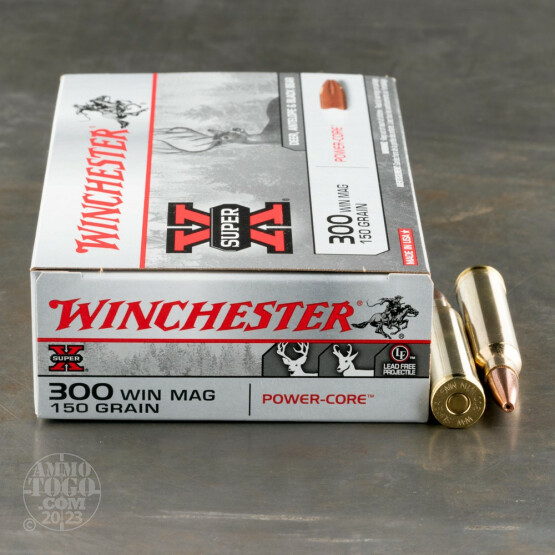 20rds - 300 Win. Mag. Winchester 150gr. Super-X Power Core 95/5 Ammo