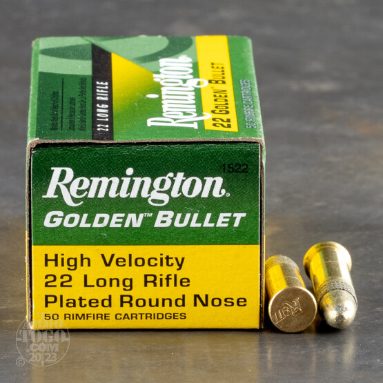 500rds - 22LR Remington Golden Bullet 40gr. Solid Point Ammo