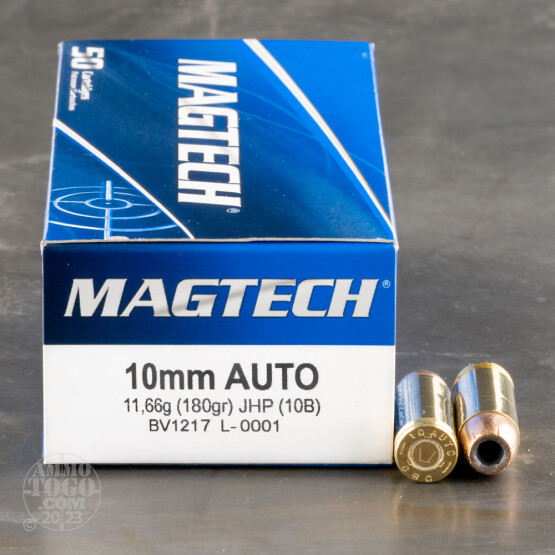 1000rds – 10mm Magtech 180gr. JHP Ammo