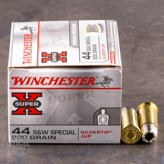 20rds - 44 Special Winchester 200gr. Silver Tip HP Ammo