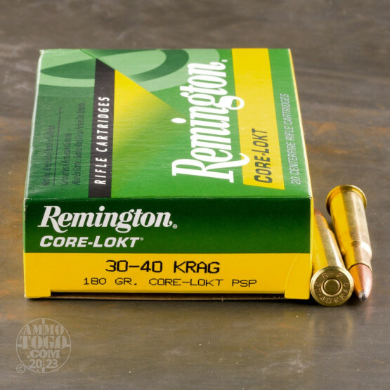 20rds - 30-40 KRAG Remington Express Core-Lokt 180gr. PSP Ammo