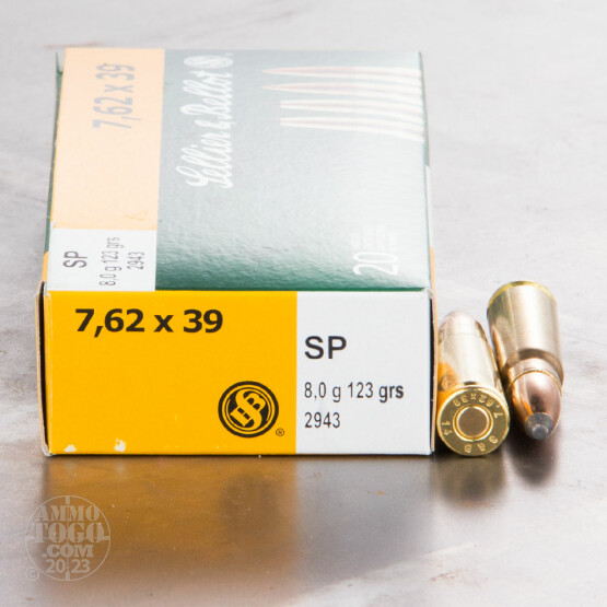 600rds - 7.62x39 Sellier & Bellot 123gr SP Ammo