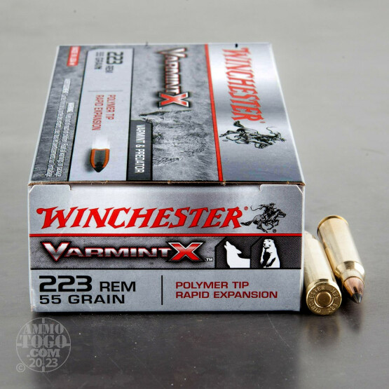 200rds - 223 Winchester Varmint-X 55gr. Polymer Tip Ammo
