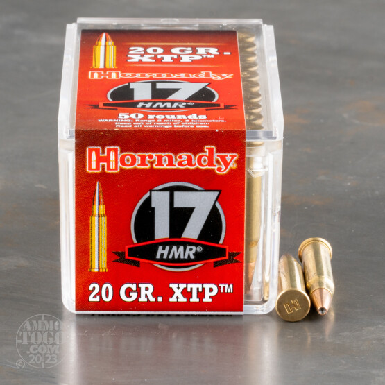 50rds – 17 HMR Hornady Varmint Express 20gr. XTP Ammo