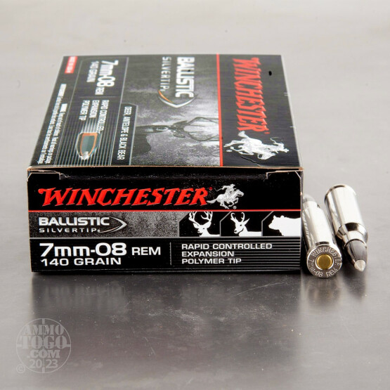 20rds - 7mm-08 Rem. Winchester 140gr. SBST Ammo