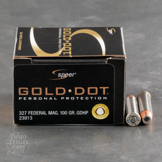 20rds - 327 Federal Magnum Speer 100gr. Gold Dot Hollow Point Ammo