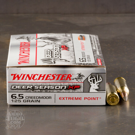 20rds – 6.5 Creedmoor Winchester Deer Season XP 125gr. Extreme Point Polymer Tip Ammo