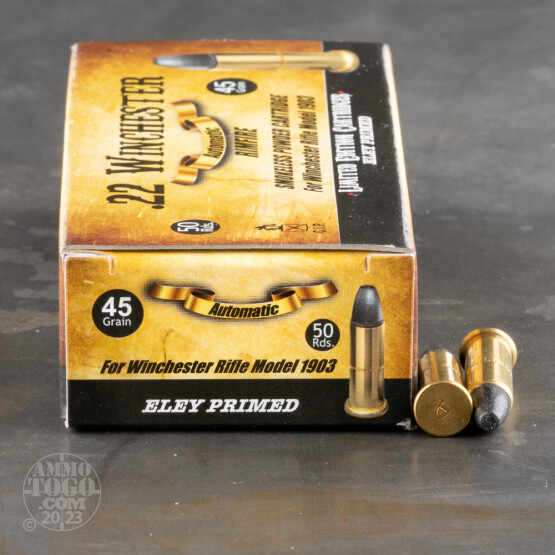 50rds - 22 Winchester Automatic Aguila 45gr. Lead Nose Ammo